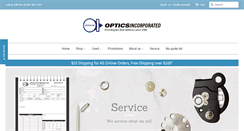 Desktop Screenshot of opticsinc.com